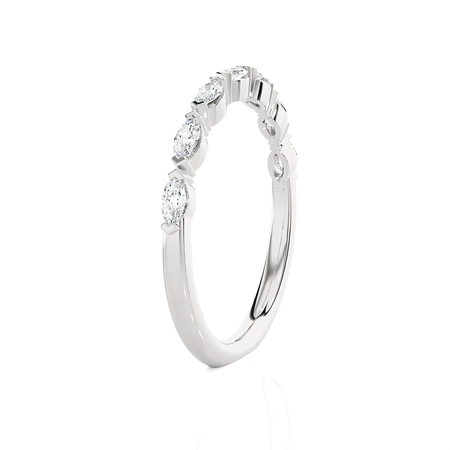 1/2 ctw Marquise Lab Grown Diamond Anniversary Ring