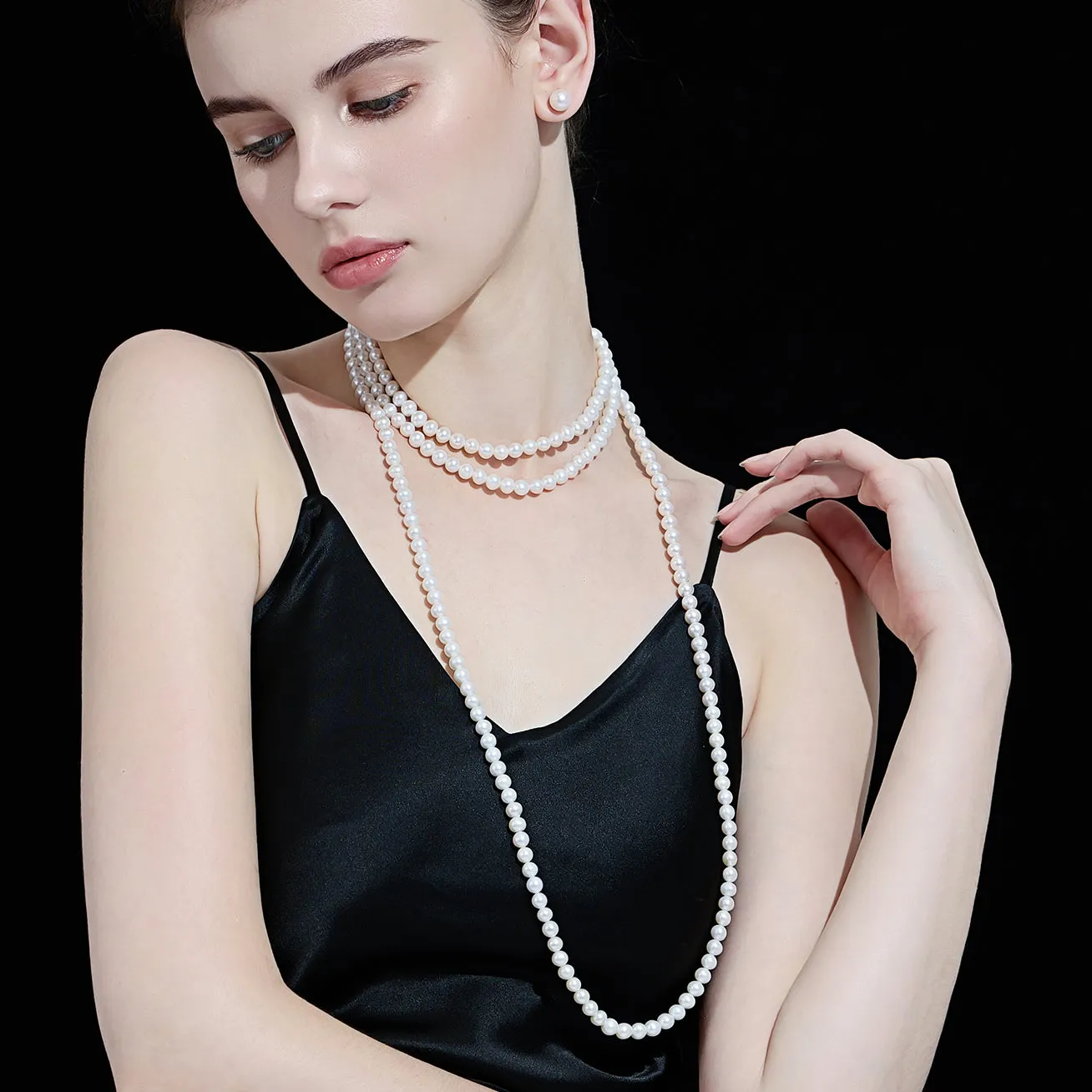 1.6 Meter Long Freshwater Pearl Necklace WN00279