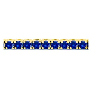 3 Carat Blue Sapphire Tennis Bracelet