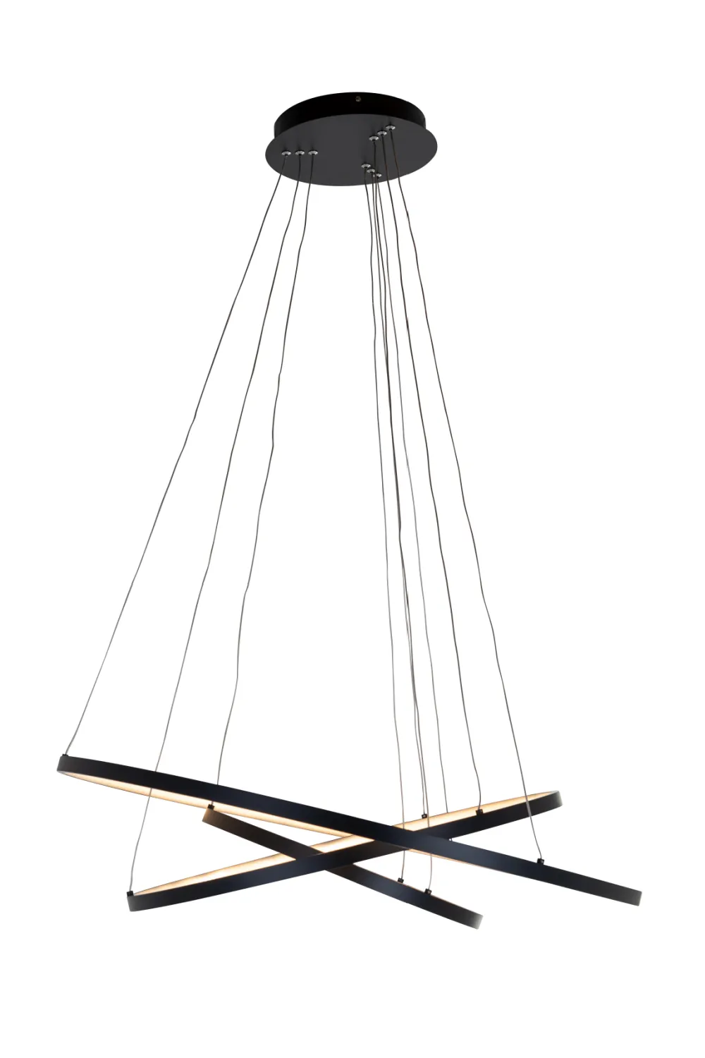 Black Aluminum Modern Hanging Lamp | OROA Amira