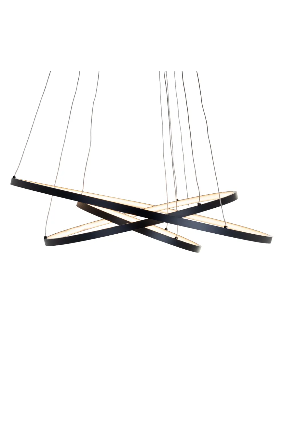 Black Aluminum Modern Hanging Lamp | OROA Amira