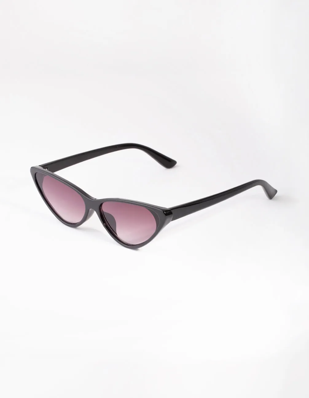 Black Brown Cat Eye Sunglasses