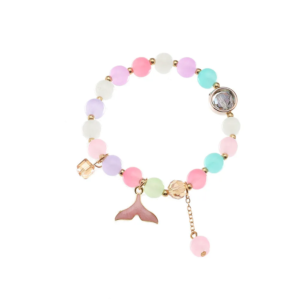 Bohemian Style Colorful Crystal Fishtail Bracelet