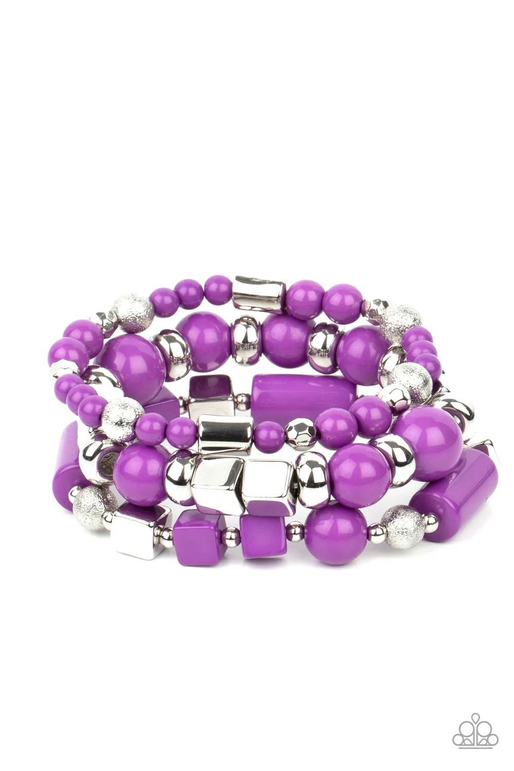 Bracelets Perfectly Prismatic - Purple B300