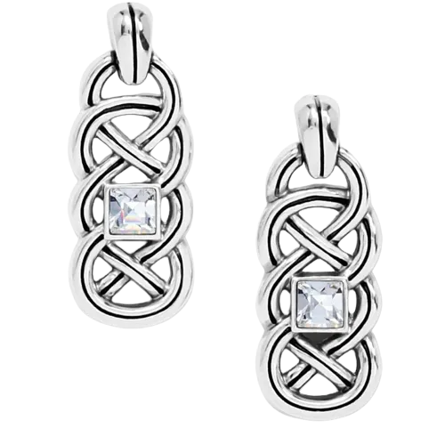 Brighton Women's Interlok Lustre Post Drop Earrings