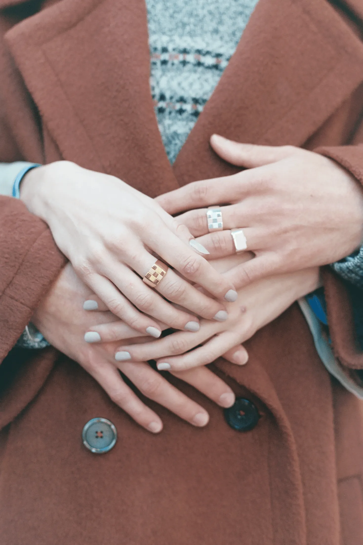 Chess Square Signet Ring