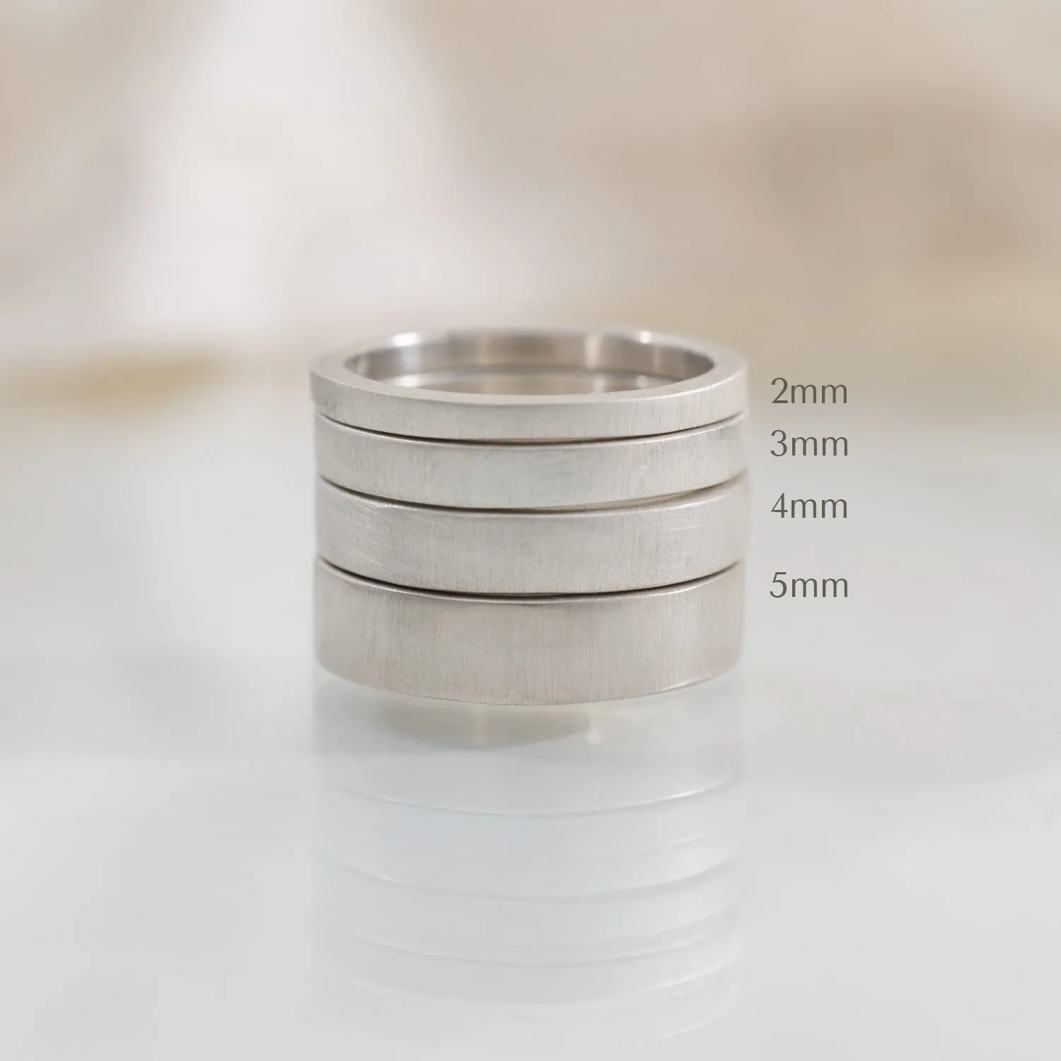 Classic 5mm Sterling Silver Wedding Band