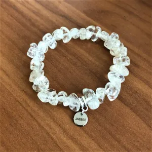 Clear Quartz Crackle Bracelet