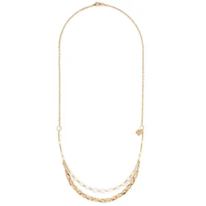 Coeur De Lion Chunky Chain and Pearls Fusion Multi-Wear Necklace