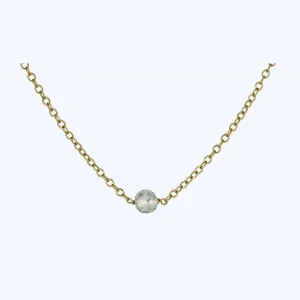 Diamond Briolette Necklace