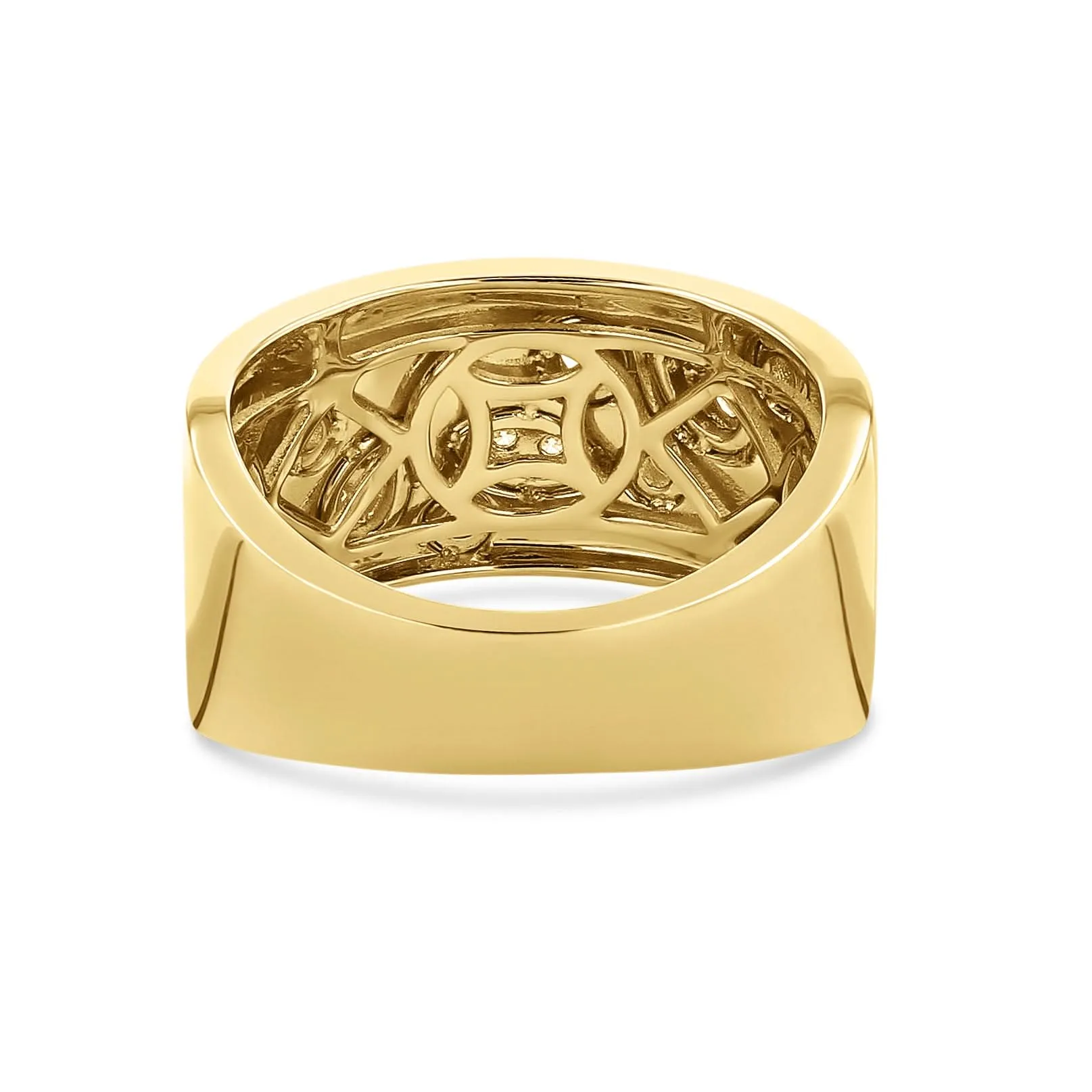 Diamond-Set Satin Cigar Band by Shy Creation