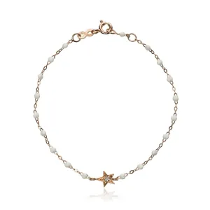 Diamond Star and Gold Bracelet