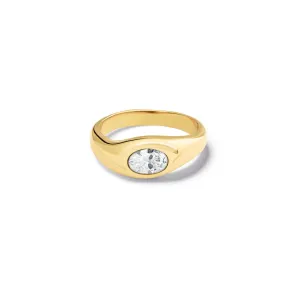 Duplus Ring 18ct Yellow Gold - Diamond