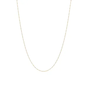 Fine Figaro Necklace - Solid Gold