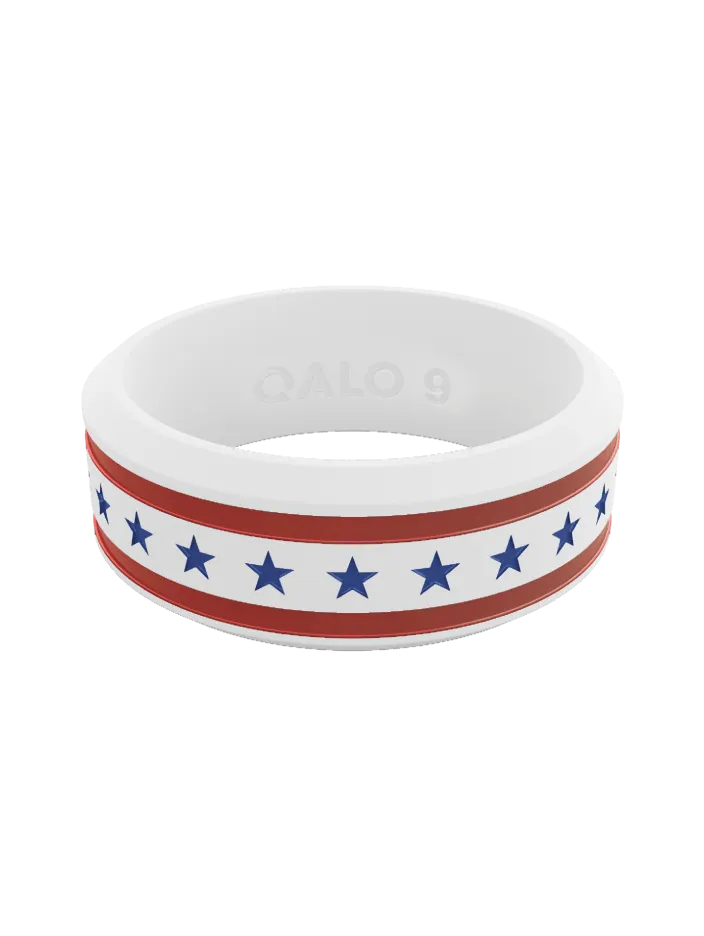 Folds of Honor Stars and Stripes Modern Ring