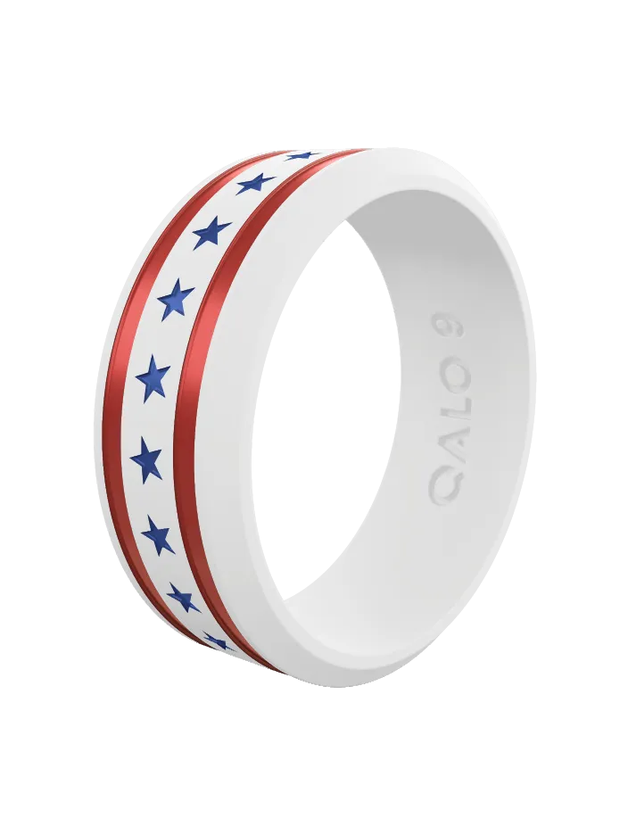 Folds of Honor Stars and Stripes Modern Ring