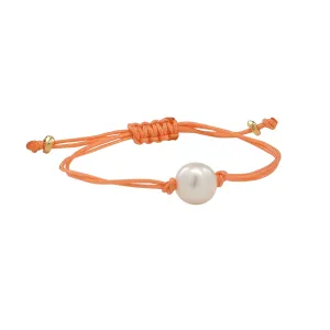 Freshwater Pearl Splash Bracelet in Melon