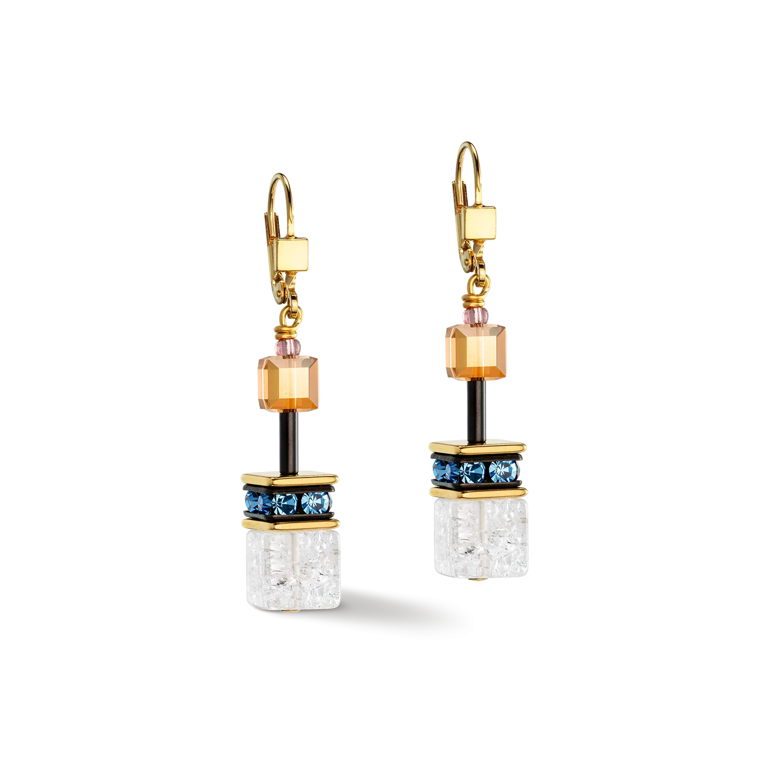 GeoCUBE® Iconic Statement Precious earrings multicolour