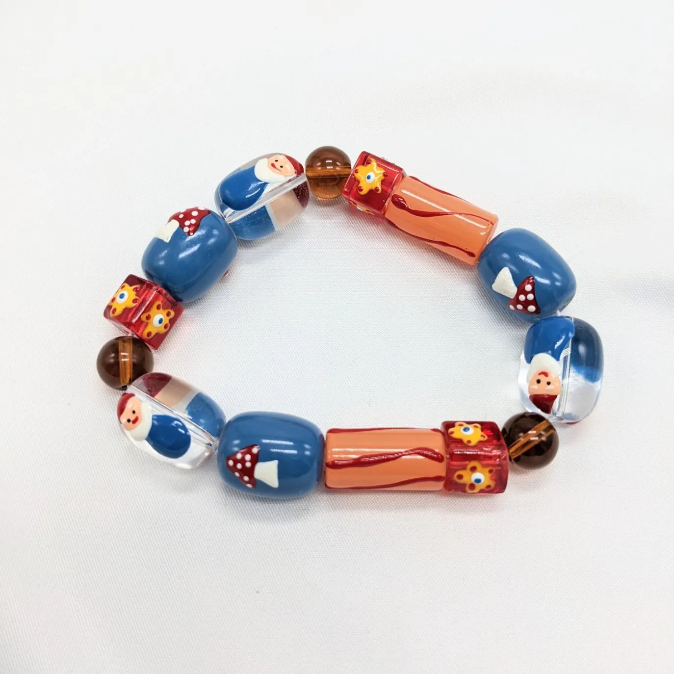 Gnomes and Mushrooms Bracelet