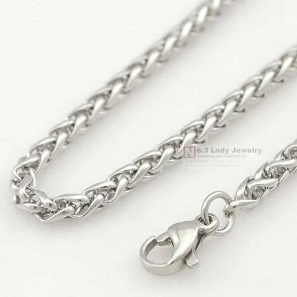 GOKADIMA Stainless Steel Chain Necklace for men or women Jewelry Accessories, Wholesale Free Shipping