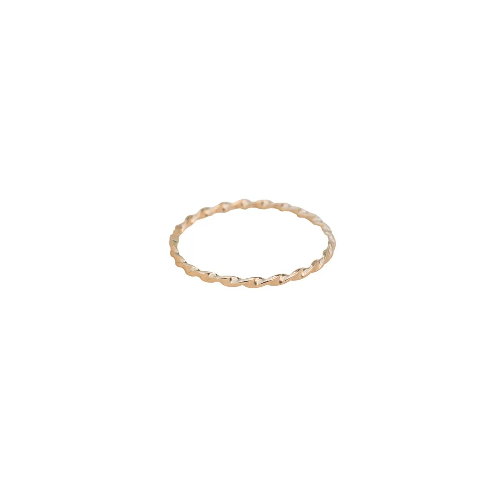 Gold Filled Twist Ring