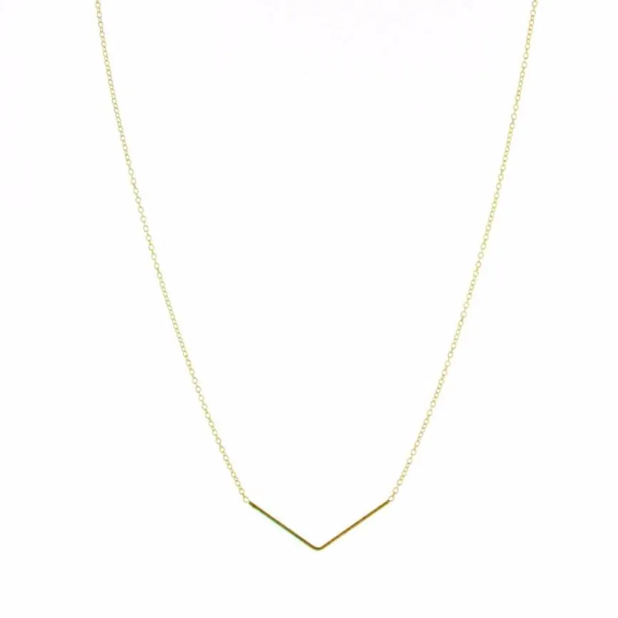 Gold-Plated Silver Unity Triangle Necklace