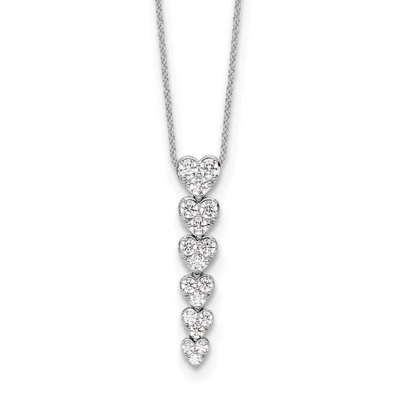 Heart Cascade Necklace