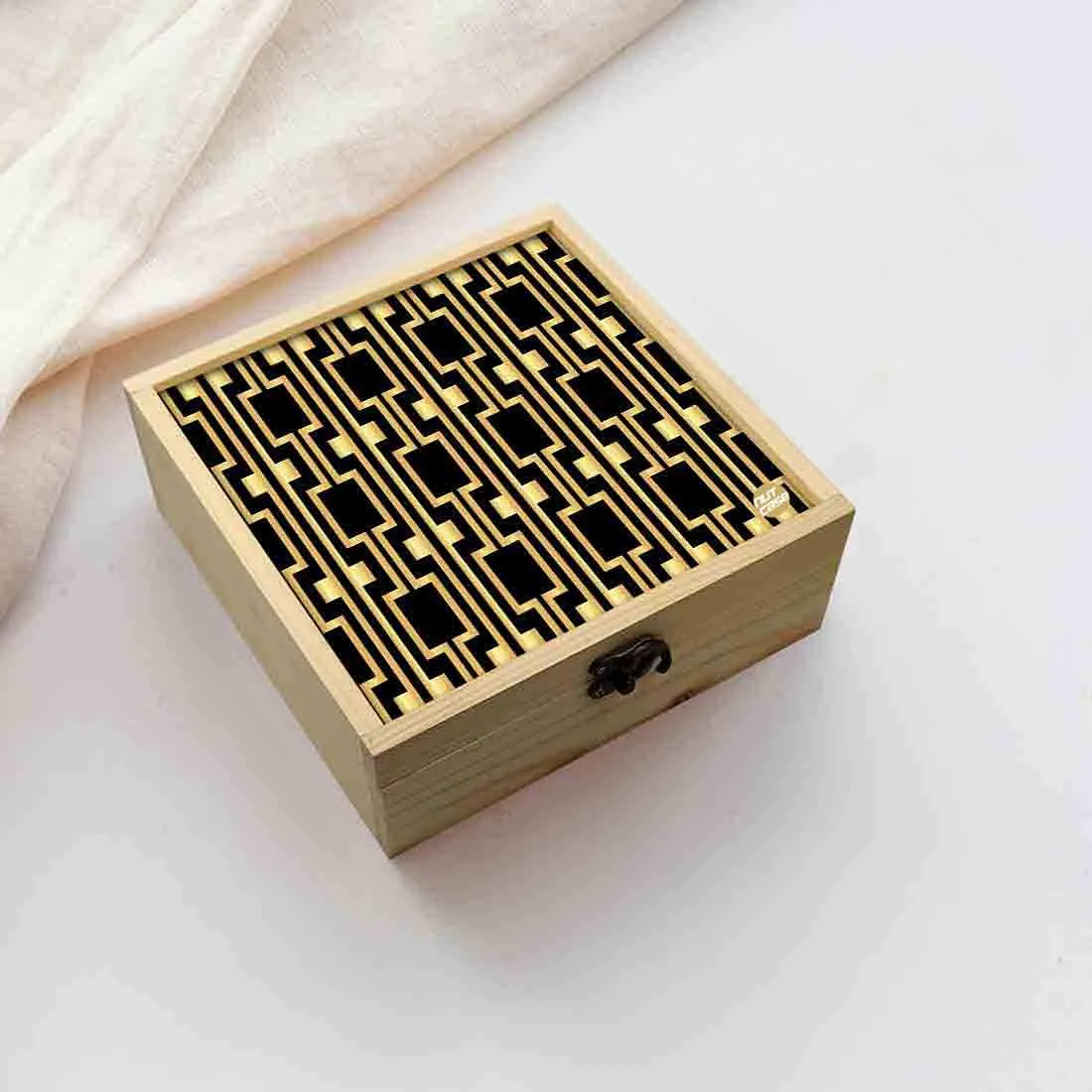 Jewellery Box Wooden Jewelry Organizer -  Blocks