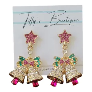 Jingle Bells Sparkling Earrings