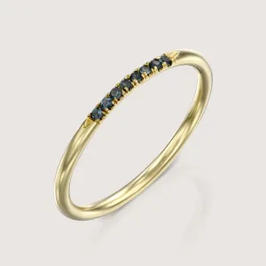 Kelly ring with Blue Topaz - London