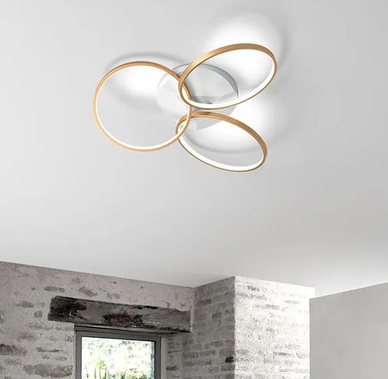 LED Modern Halo Art Ceiling Light