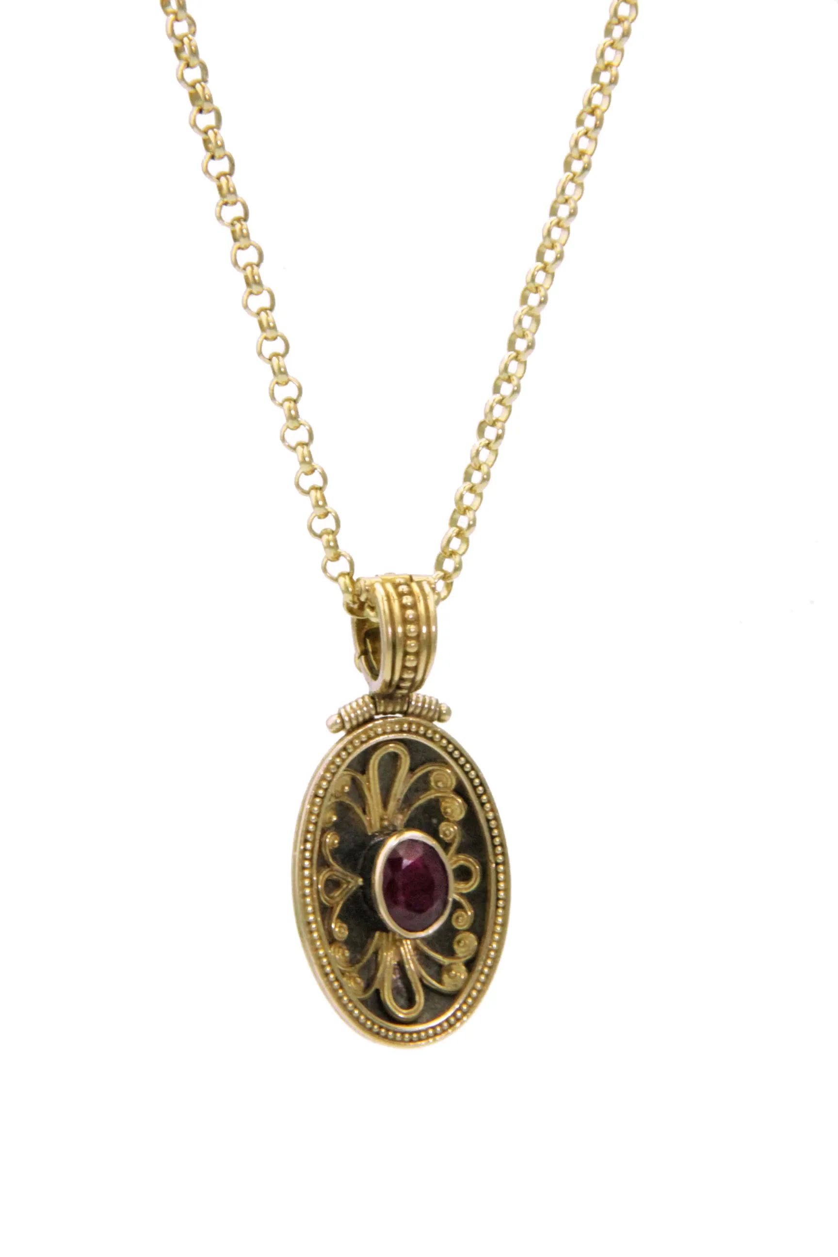 Madame Salacia Silver & Gold Pendant