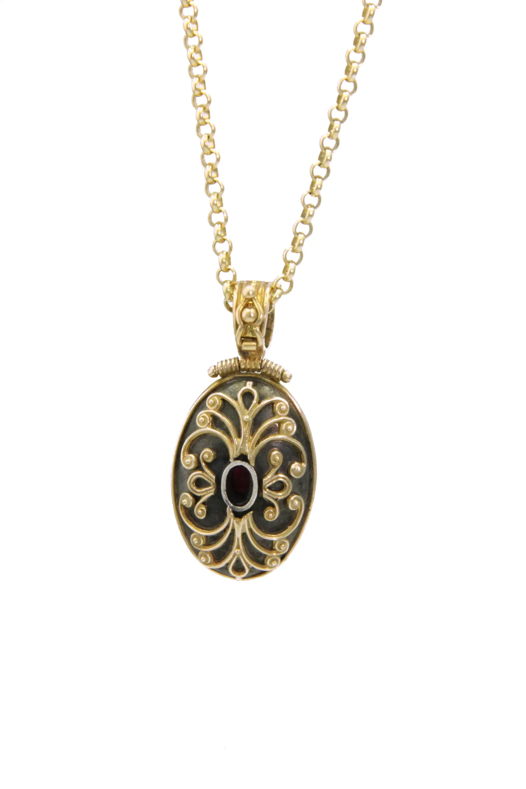 Madame Salacia Silver & Gold Pendant