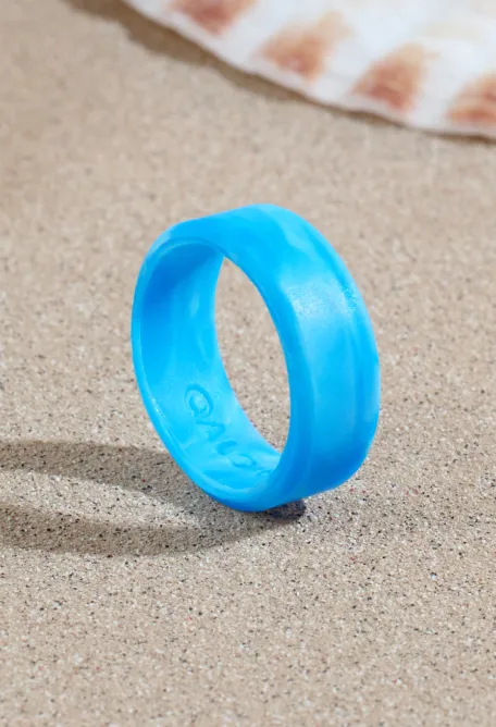 Men's Bioluminescent Modern Silicone Ring