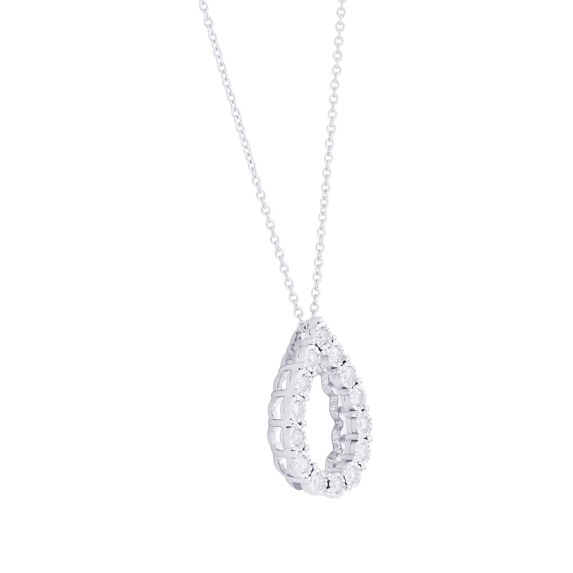 Mirage Dewdrop Diamond Pendant 1/4ct