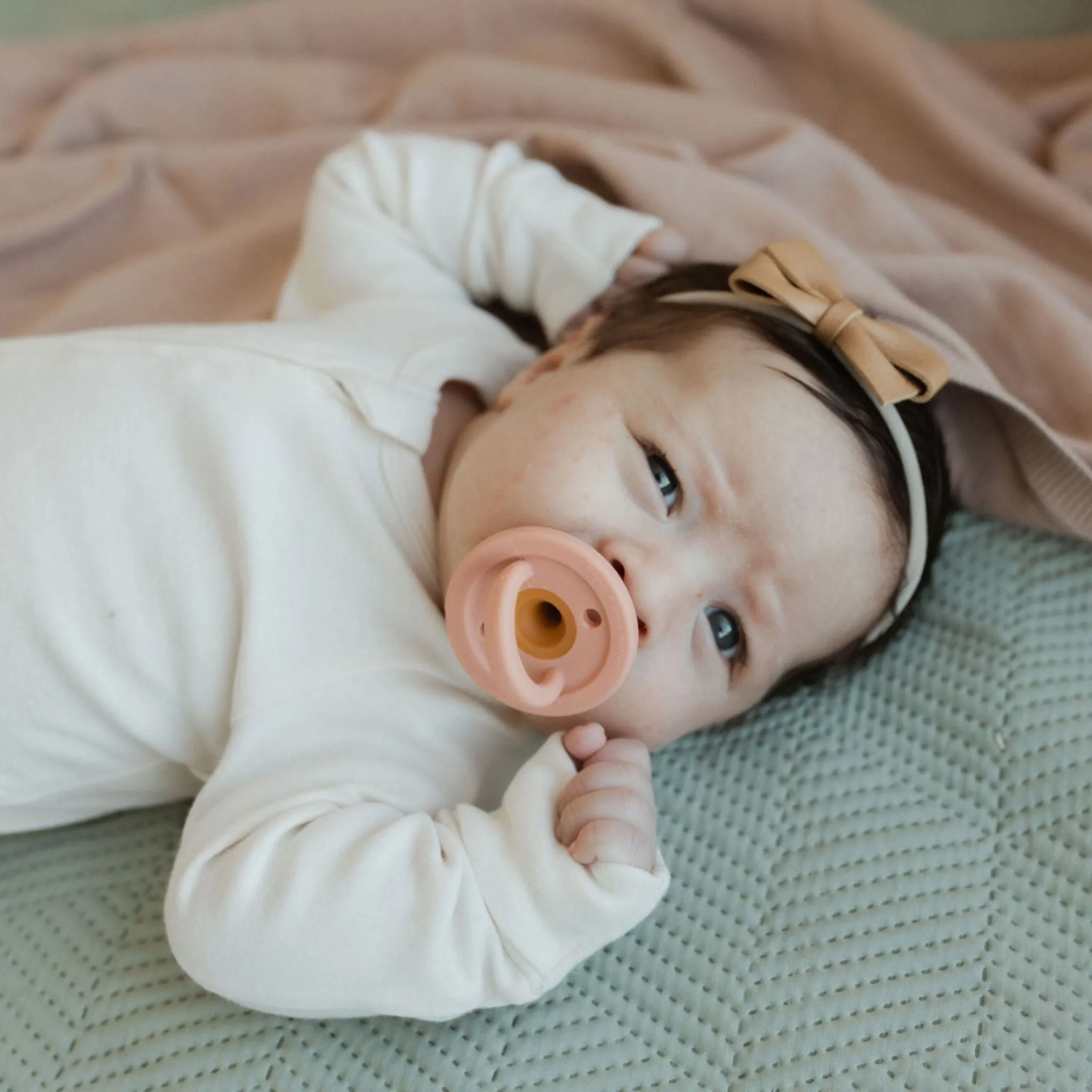 Modern Pacifier |  Speckled Almond