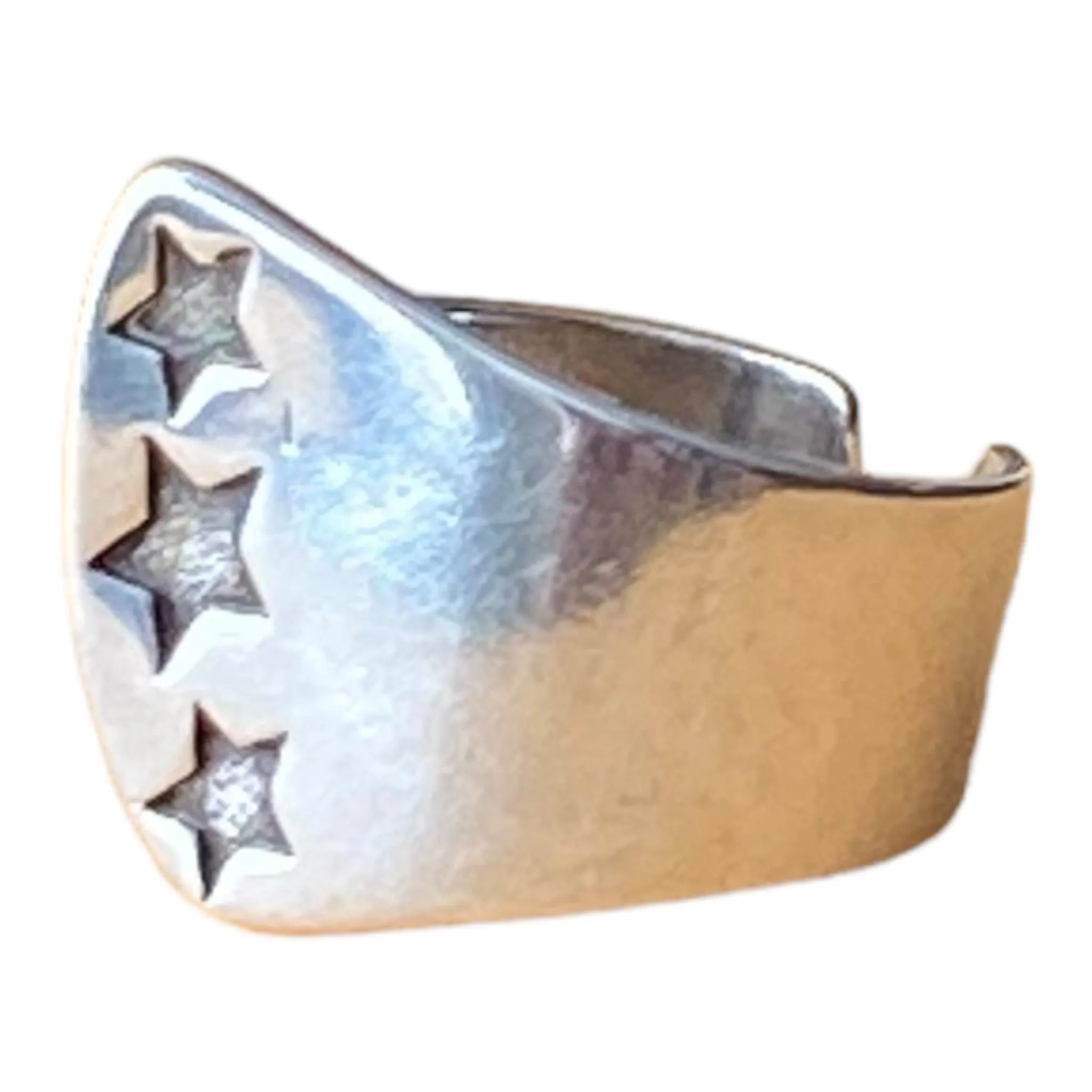 Modern Style Star Struck Spoon Ring