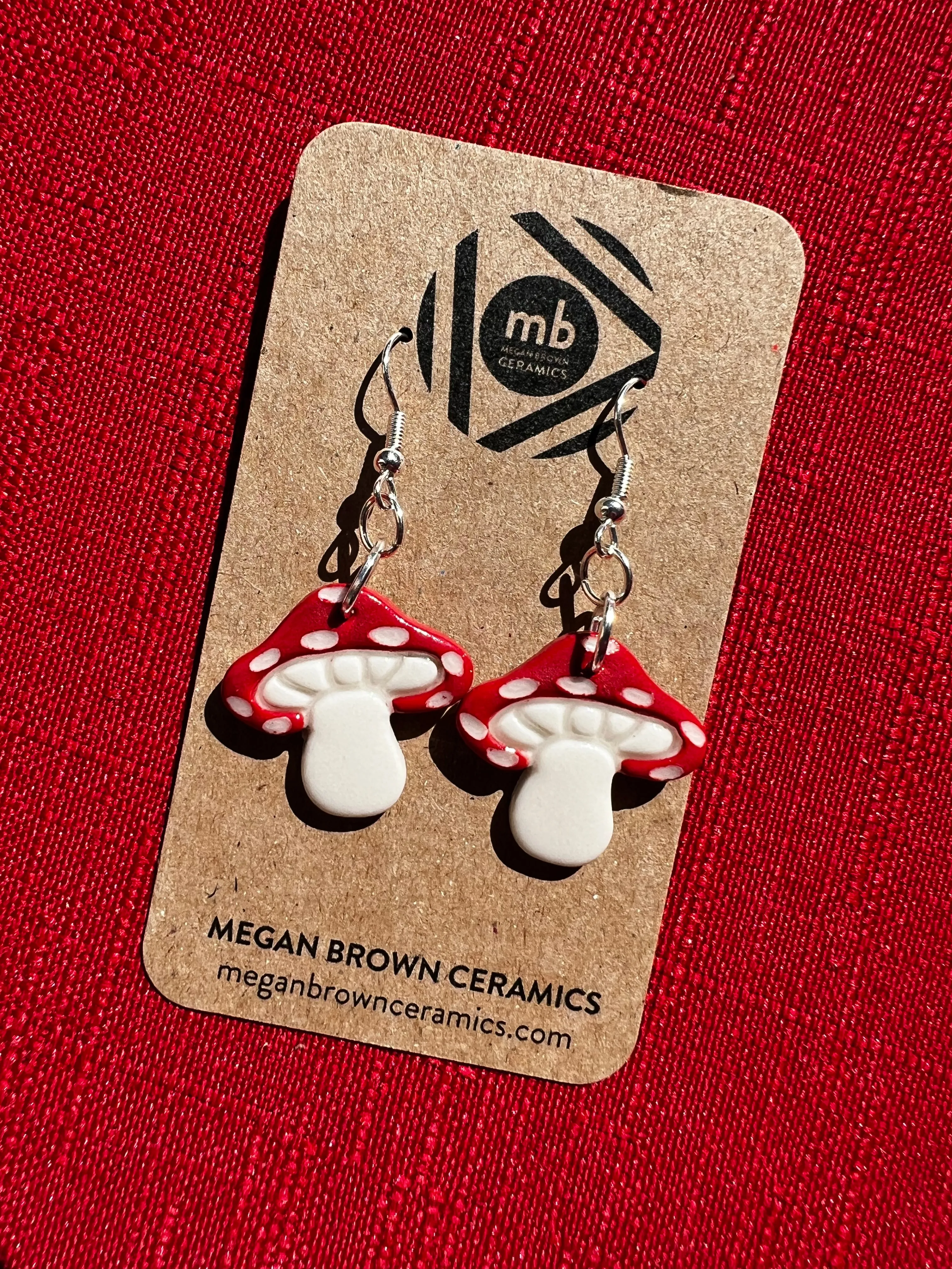 Mushroom Earrings