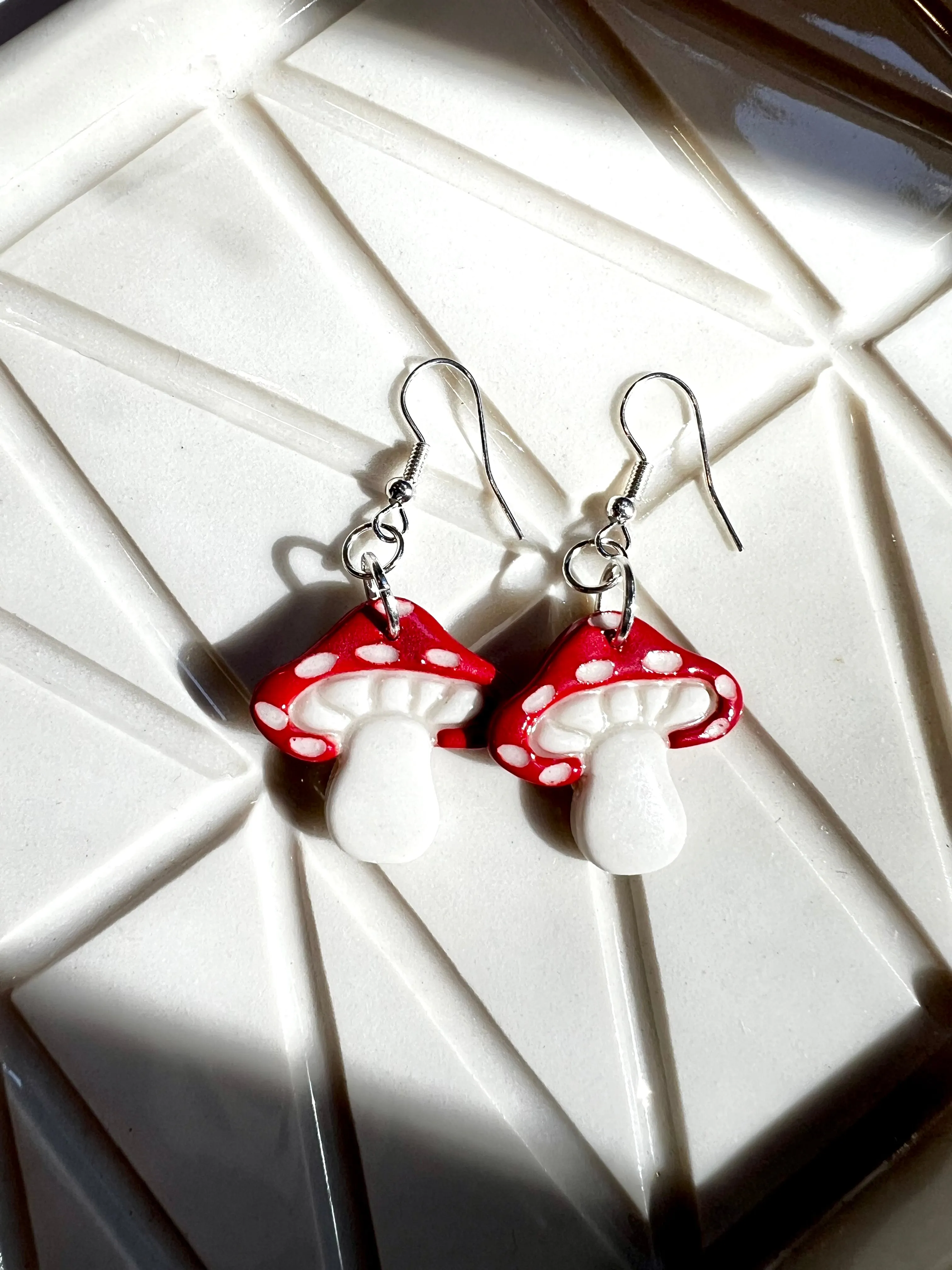 Mushroom Earrings