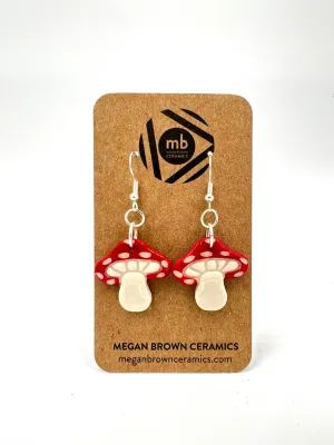 Mushroom Earrings