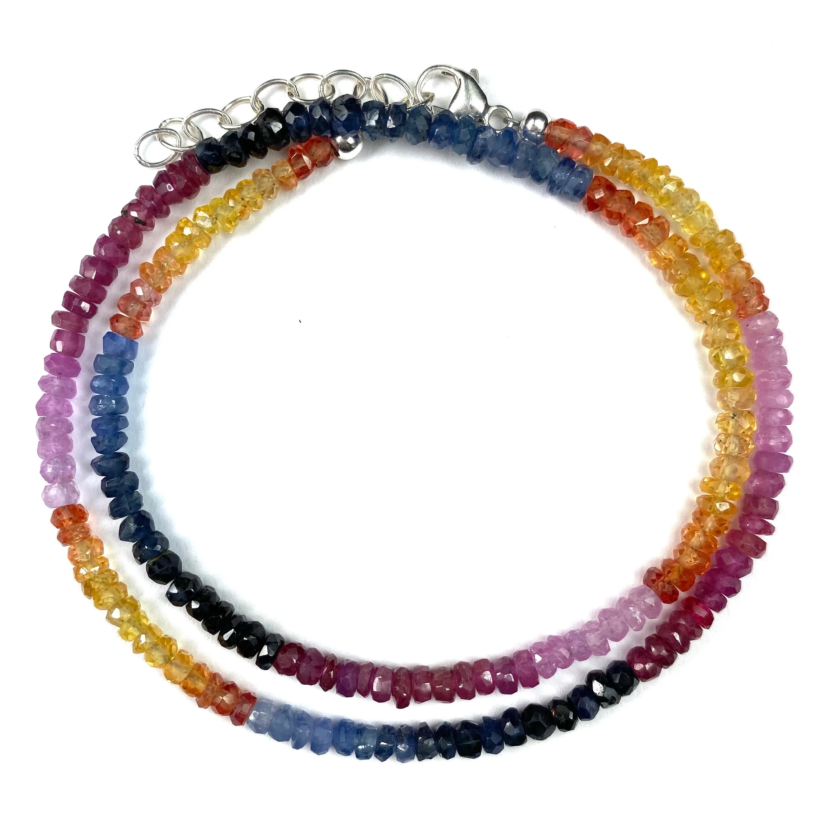 Ombre Gemstone Double Wrap Bracelet