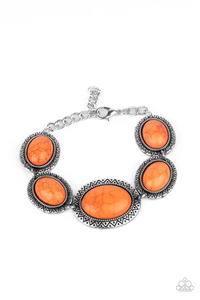 Paparazzi Bracelet ~ MESA Time Zone - Orange