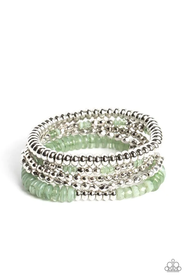 Paparazzi Bracelet ~ Pristine Pixie Dust - Green