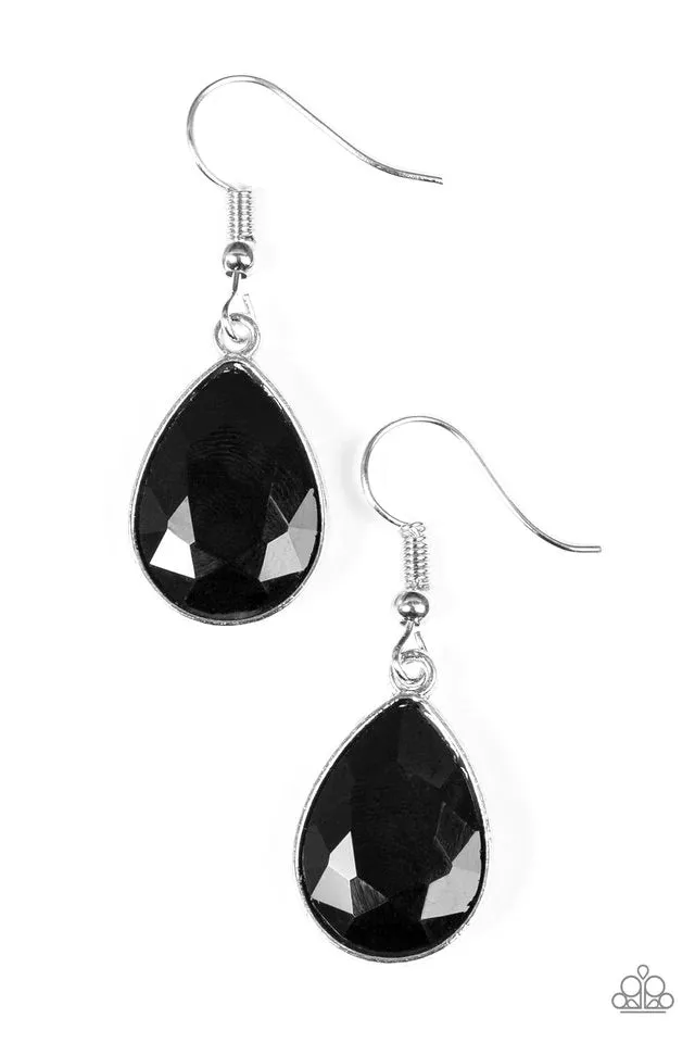 Paparazzi Earring ~ Play The FAME - Black