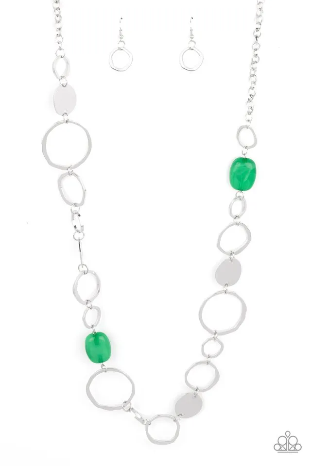 Paparazzi Necklace ~ Colorful Combo - Green