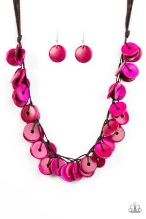 Paparazzi Necklace ~ Jammin In Jamaica - Pink