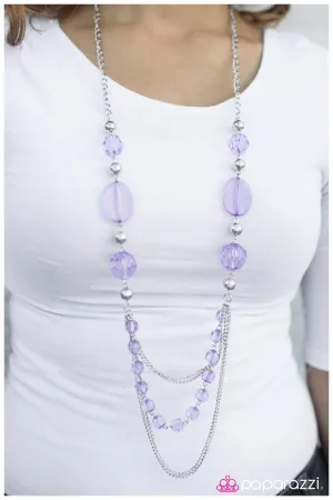 Paparazzi Necklace ~ Keep Dreamin - Purple