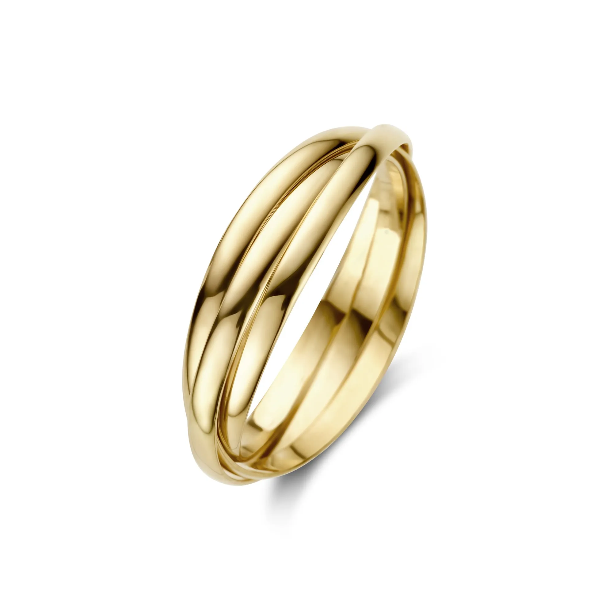 Rivoli Méline 14 karat gold trinity ring