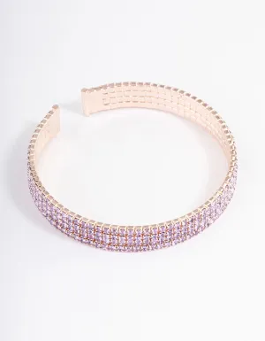 Rose Gold Classic Cupchain Wrist Cuff