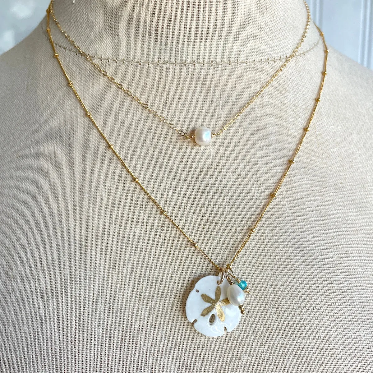 Sand Dollar Charm Necklace